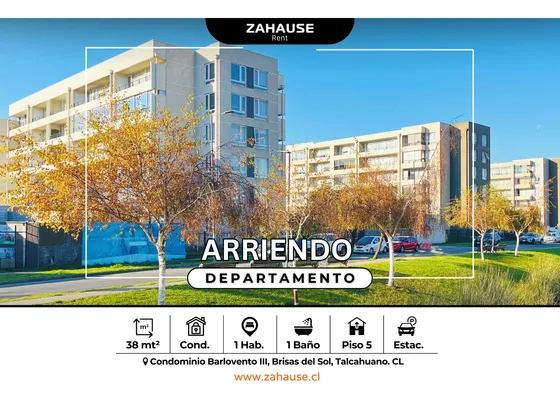 Departamento En Arriendo 1 Dormitorio En Brisas Del Sol