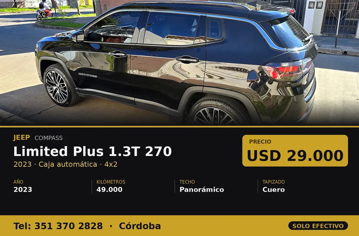 Jeep Compass 1.3 T270 Limited