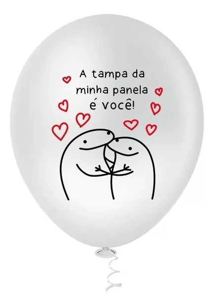 Balão - Bexiga Flork Meme - Bentô Aniversário - 25 Unidades