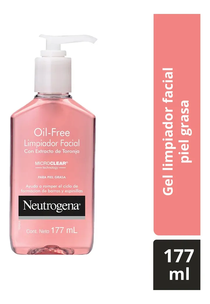 Gel Limpiador Facial Neutrogena Oil Free Toronja 177 Ml