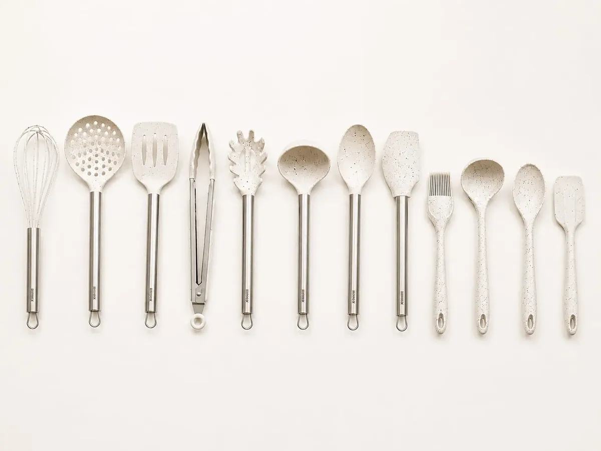 Kit De Utensílios De Cozinha Silicone Premium 12pçs Brinox