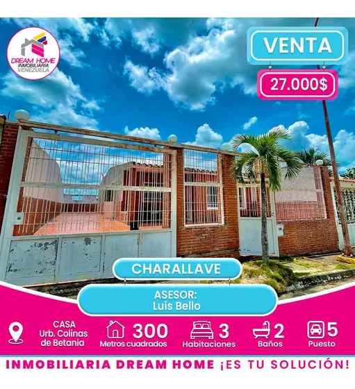 Casa En Venta  Urb. Colinas De Betania  Charallave 