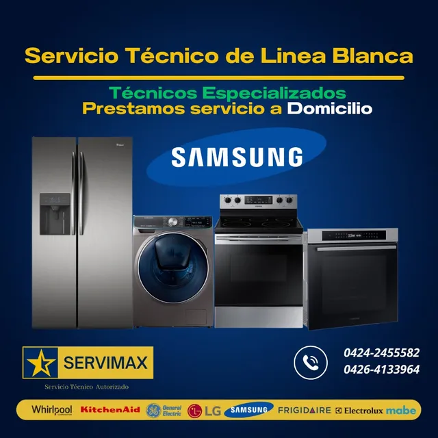 Servicio Técnico Autorizado Samsung Neveras Lavadoras