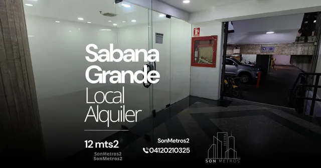 Local En Alquiler Sabana Grande No Esta A Pie De Calle 12 Mts2 Sonmetros2 B-9qnx 0206