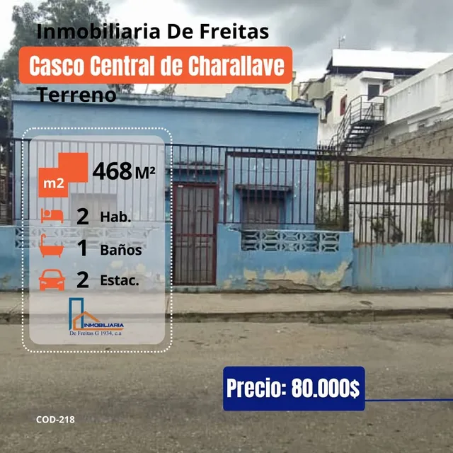 Terreno En Venta En El Centro De Charallave