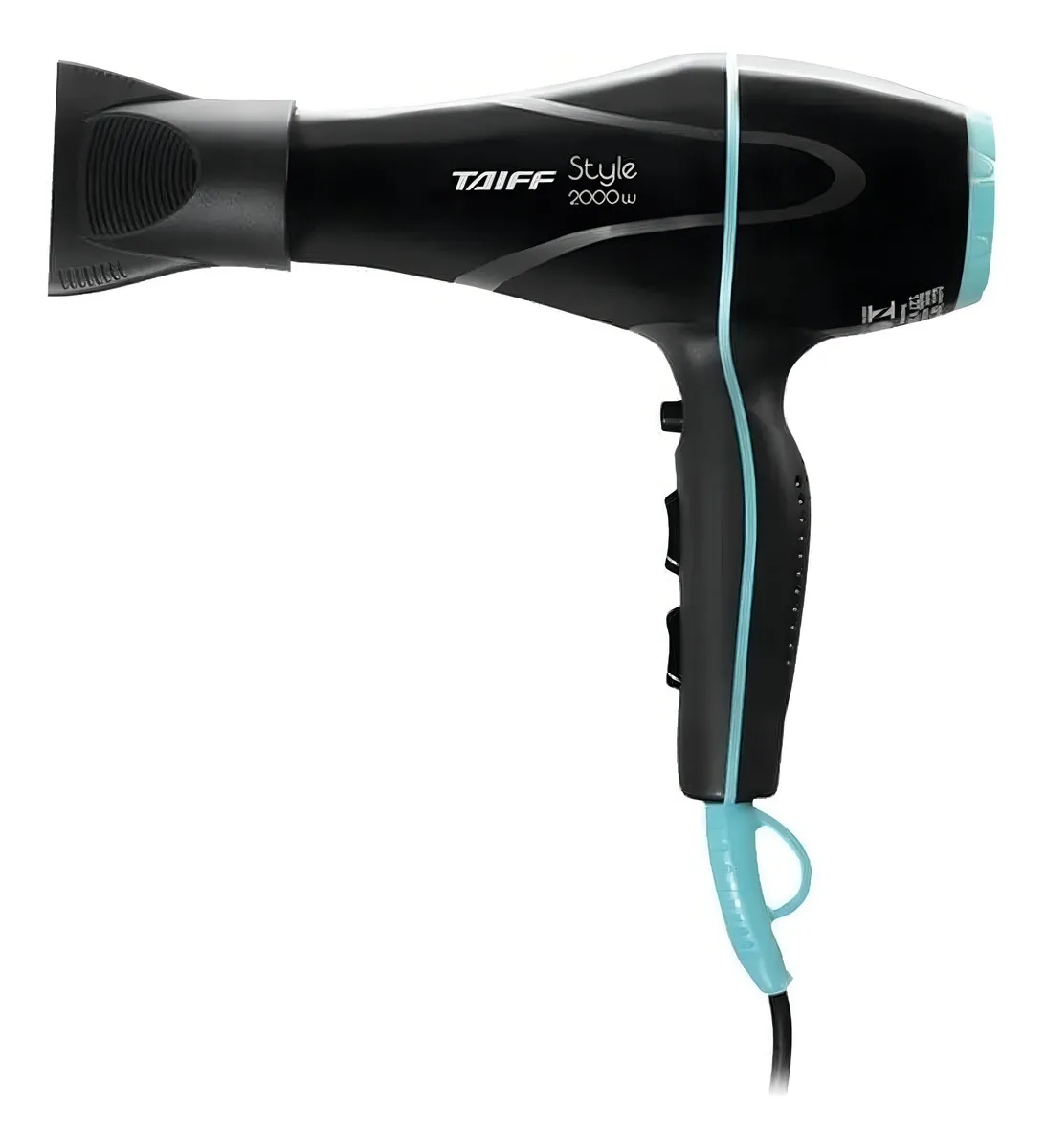 Secador De Cabelo Taiff Style Potente Silencioso Cor Preto