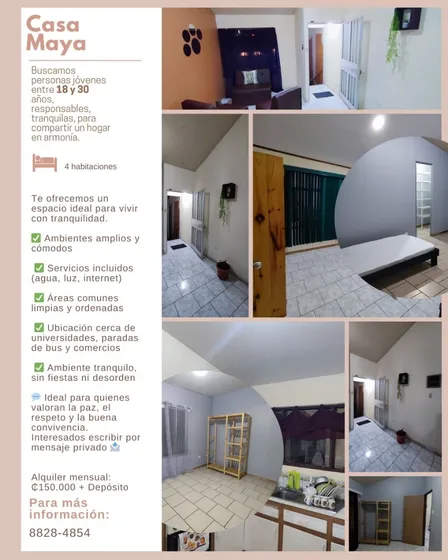 Buscamos Roomies Tranquilos (18-30 Años) Estudiante O Joven Independiente, Casa Compartida, Segura Y Con Buen Ambiente.