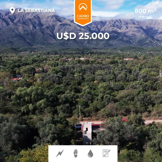 Terreno En La Sebastiana, Piedra Blanca, Villa De Merlo.