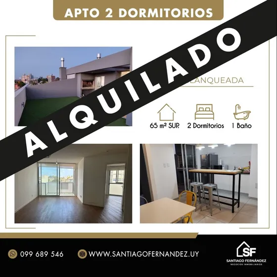 Alquiler Apartamento 2 Dormitorios - La Blanqueada