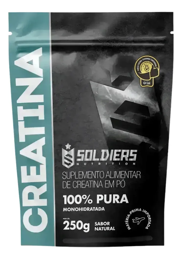 Creatina Soldiers Nutrition 250g Monohidratada Pura