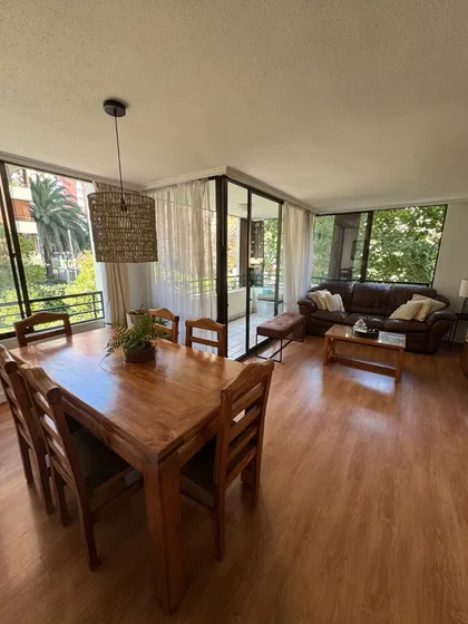 Espectacular Departamento Amoblado En Las Condes 2d+2b+e+b
