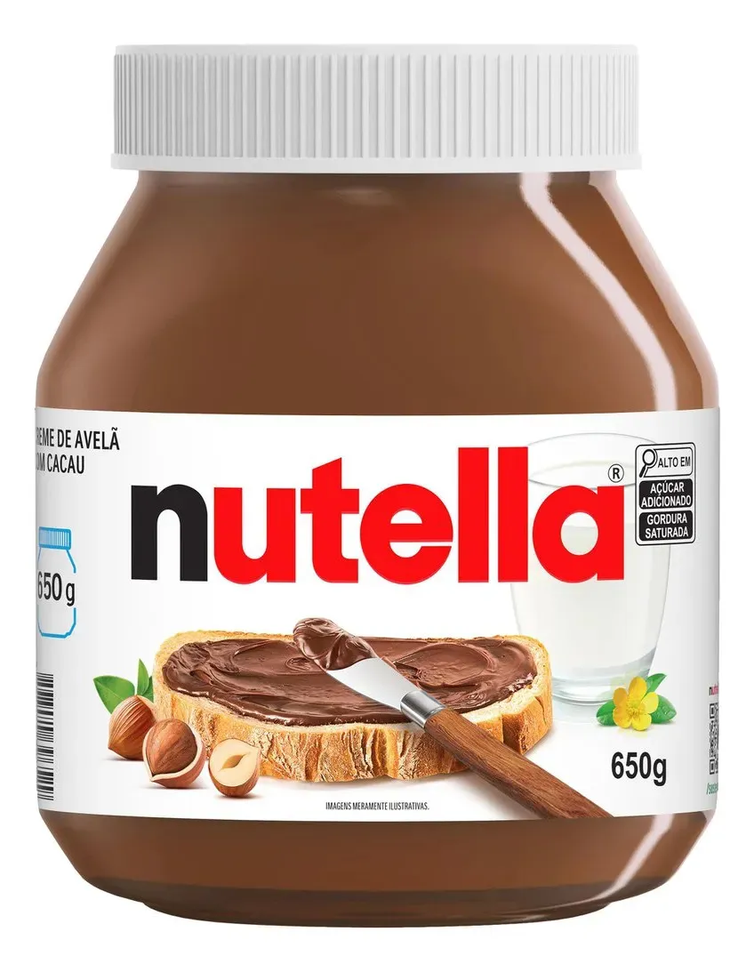 Creme De Avelã Nutella 650 g