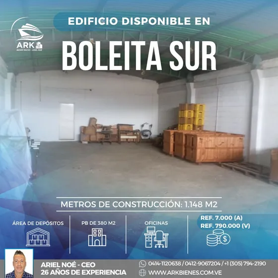 (#1180) Edificio De 1.148 M2 En Boleita Sur, Caracas