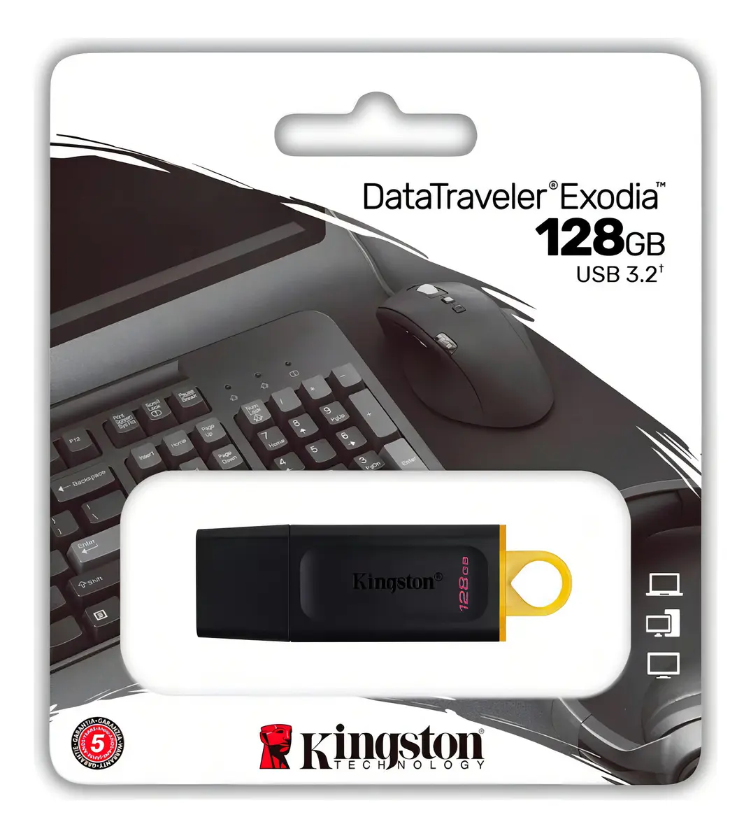 Pendrive Kingston DataTraveler Exodia DTX/128 128 GB 3.2 Gen 1