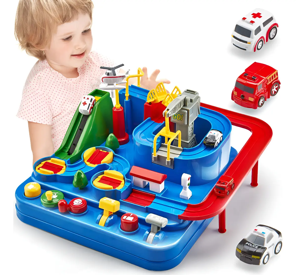 Brinquedo Carrinho Educativo Infantil Pista Carro Montessori