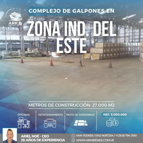 (#5007) Complejo De Galpones De 27.000 En Zona Ind. Del Este