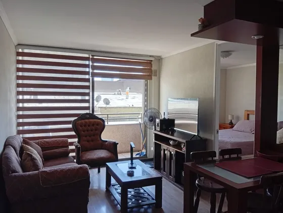 Arriendo Depto Mariposa Amoblado 2d+2b En Stgo