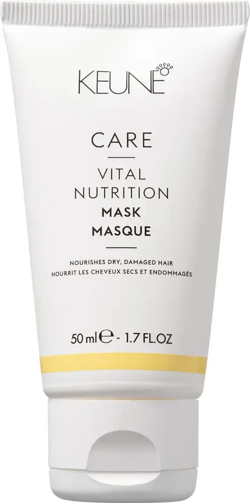 Máscara Keune Care Vital Nutrition 50ml Nutrição e Reparação para Cabelos Secos e Danificados
