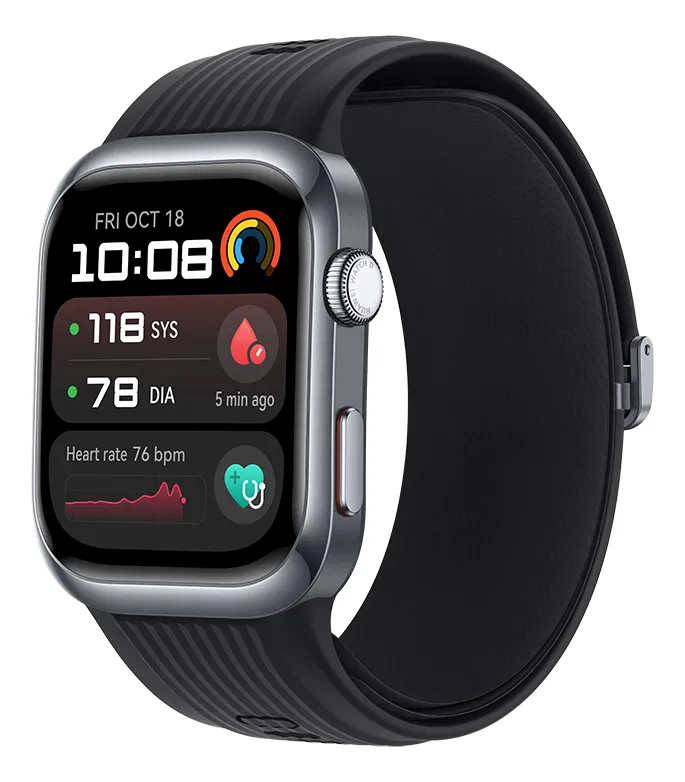 1. Huawei Watch D (ou D2) - O "Padrão Ouro" Médico
