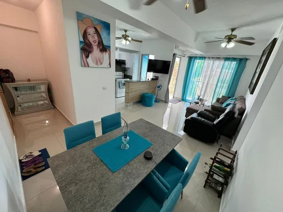 Apartamento Amueblado En Boca Chica