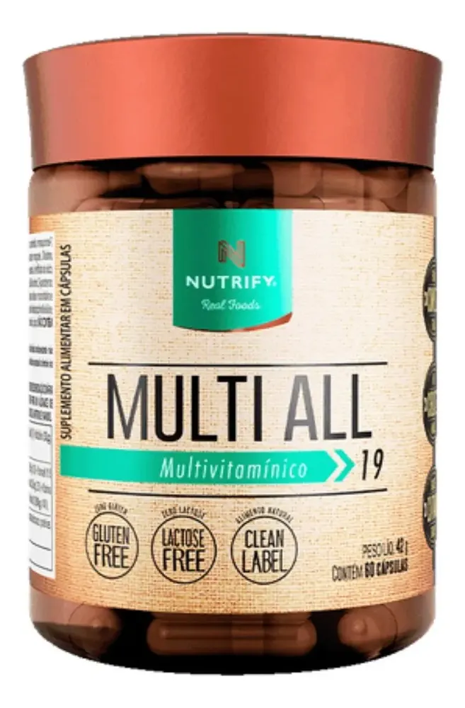 Multi All Multivitamínico - Nutrify 60 Cápsulas
