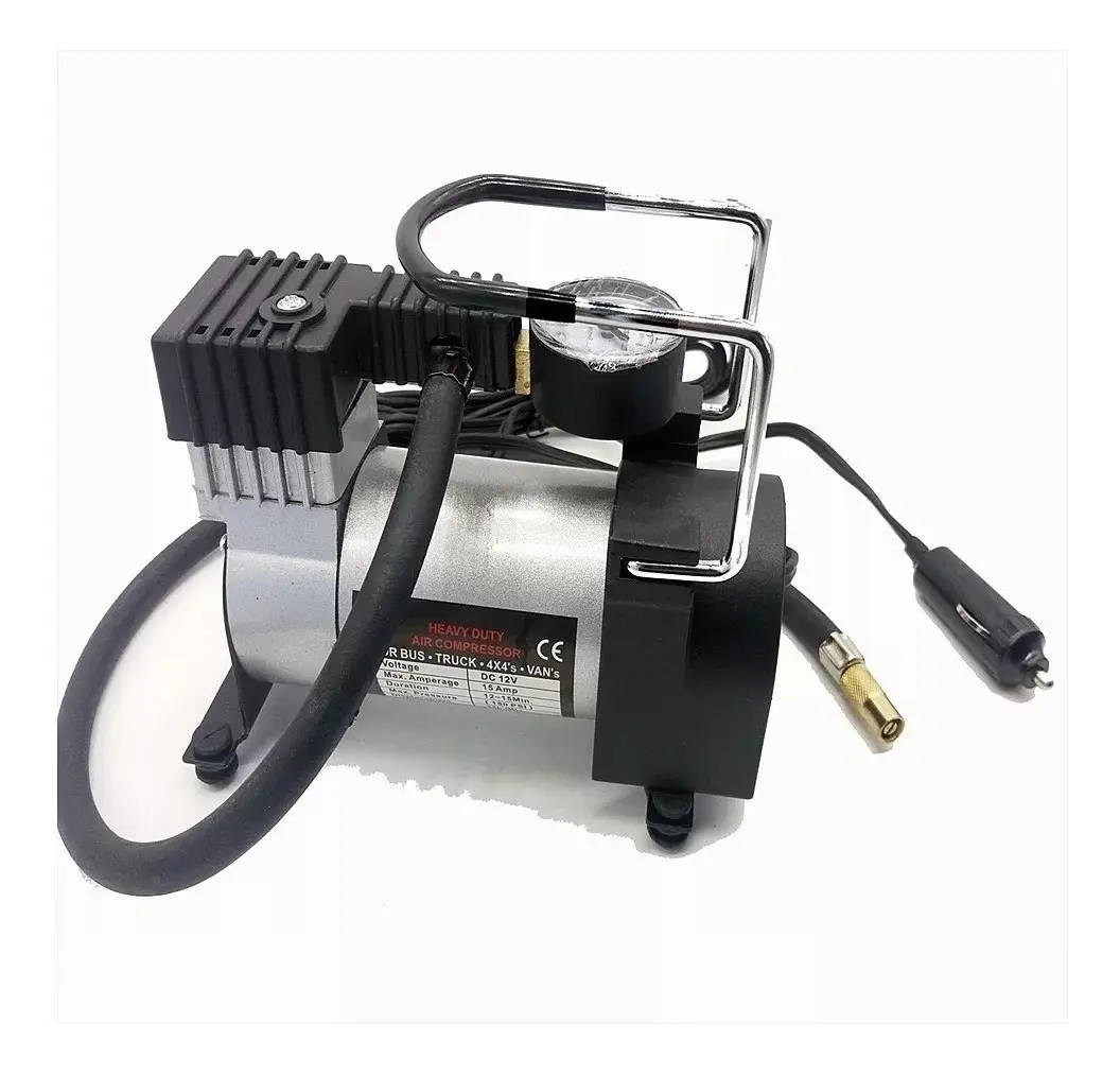 Mini Compressor Ar Portátil P Carro Moto Caminhão E Inflavel