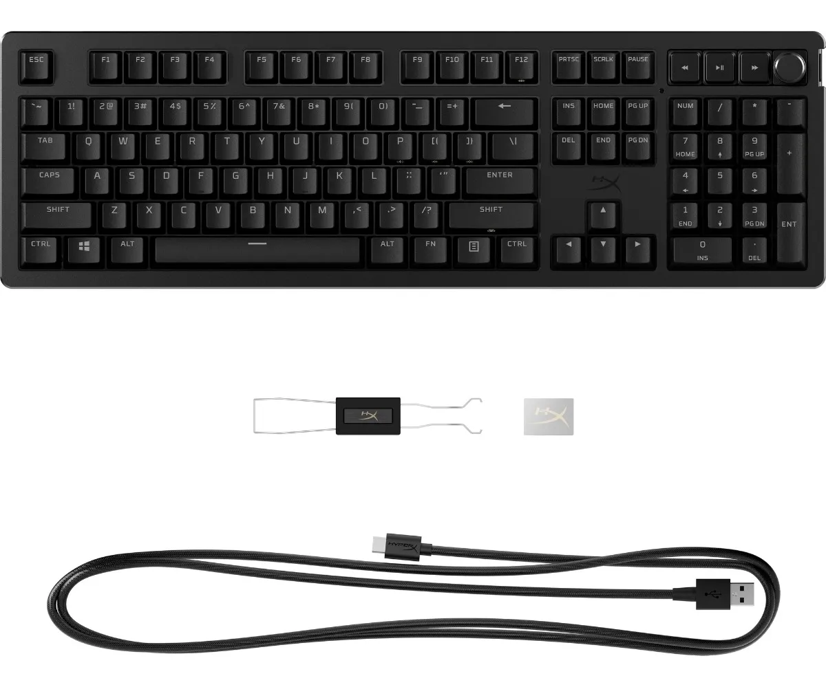 Teclado Mecânico HyperX Alloy Rise - Preto Layout BR