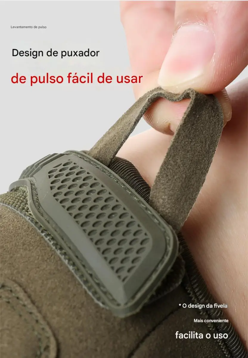 Luva Tática Completa Touch Antiderrapante P/ Moto E Trilhas — foto 8