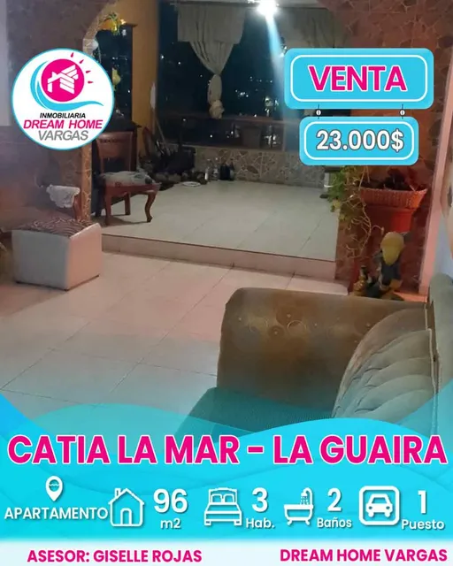 Apartamento En Venta  Marapa Marina. Sector Catia La Mar.  La Guaira 