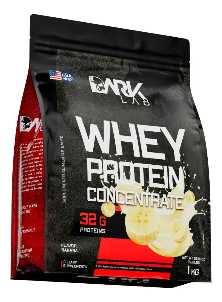 Whey Protein Concentrado 1kg Banana Dark Lab