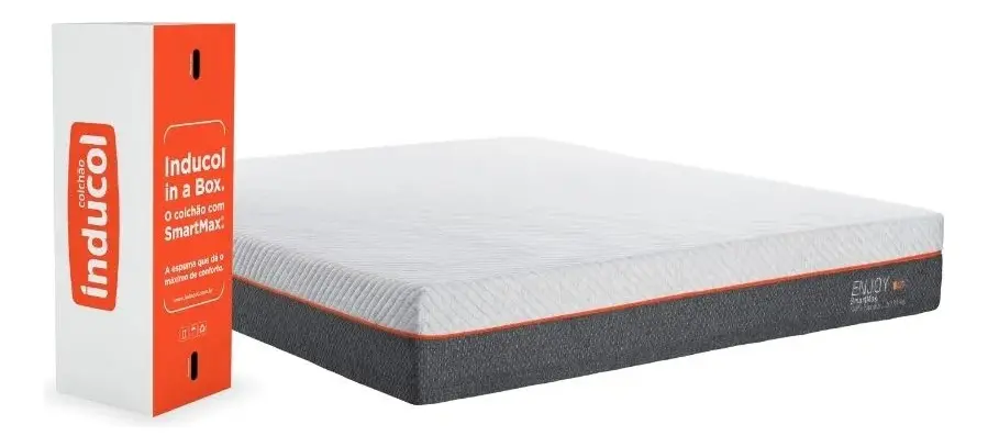 Colchão Casal Enjoy Inducol 138x188cm C/ Visco 25cm Altura