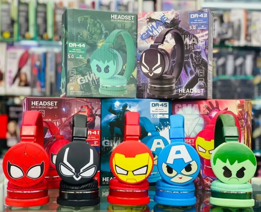 Audifonos Inalambricos Para Niños Superheroes