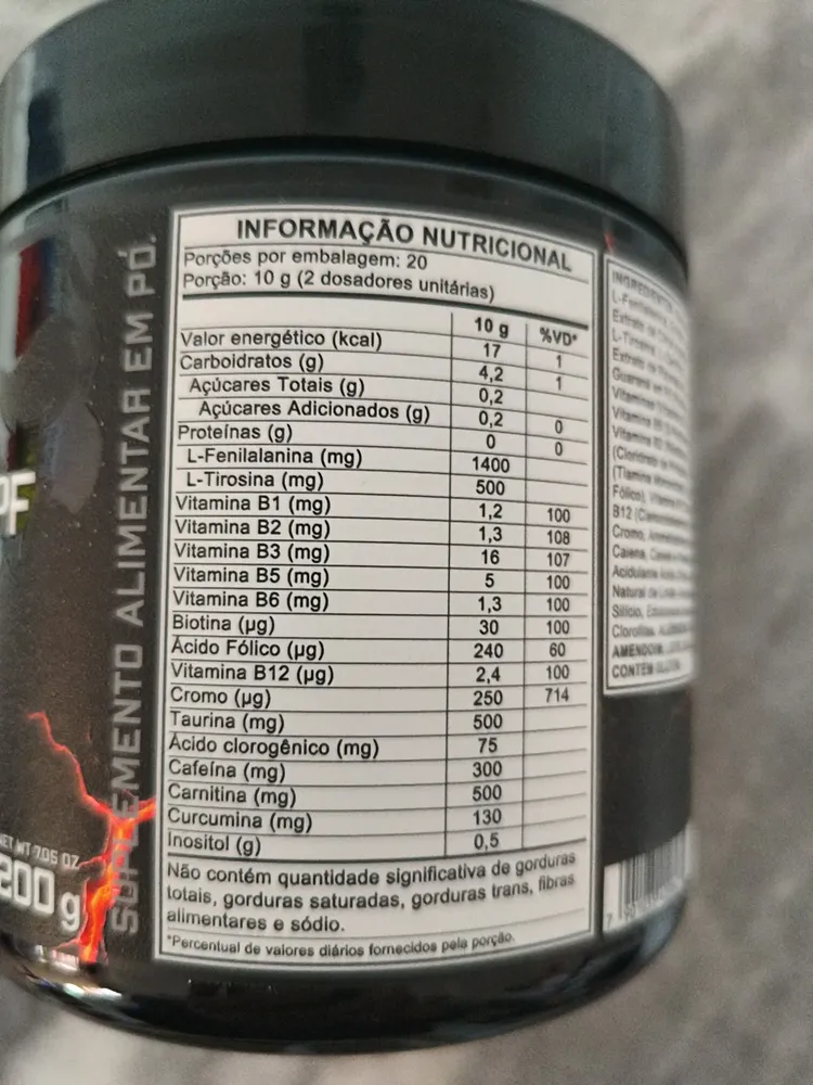 Pré-treino 212 Fahrenheit Frutas Vermelhas 200g Dark Lab