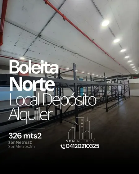 Local Depósito Oficina Alquiler Boleita Norte 326 Mts2. Sonmetros2