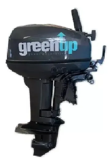 Motor Fuera De Borda 15hp 2t Greenup Power Tec 0km Powertec