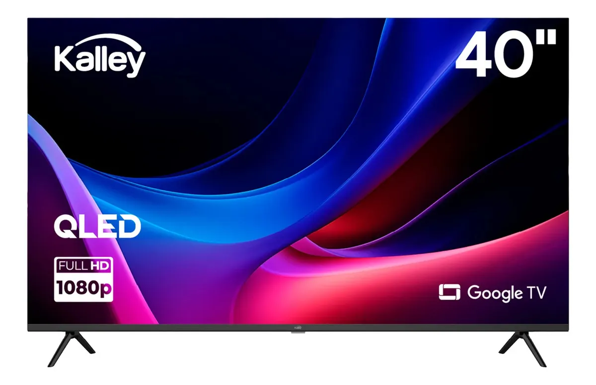 Televisor Kalley 40 Pulgadas 40gq200 FHD Qled Smart Tv Google