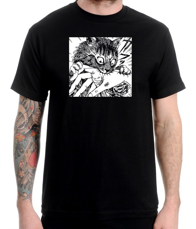 Camiseta Cat Diary Junji Ito Mangá Anime Camisa Blusa Mercado Livre