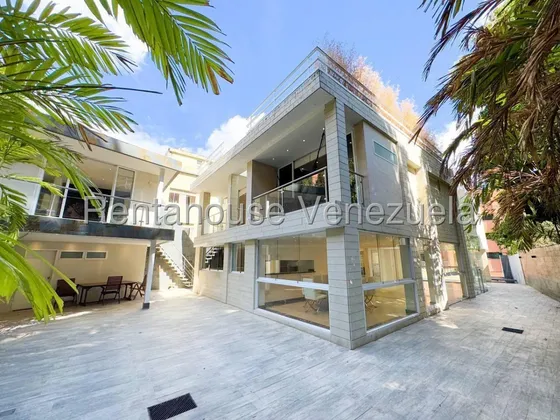 Extraordinaria Fina Y Elegante Casa En Alquiler Mls 25-15177 Los Naranjos De Las Mercedes