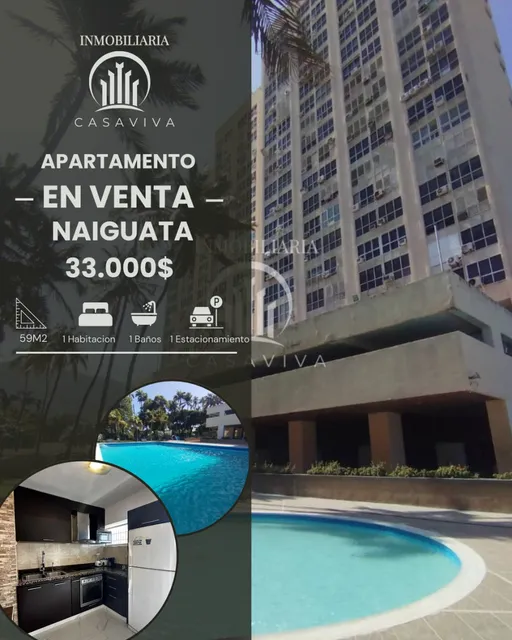 En Venta Apartamento En Naiguata Con Vista Al Mar.