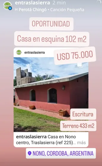 Casa En El Centro De Nono, Traslasierra (ref 225)
