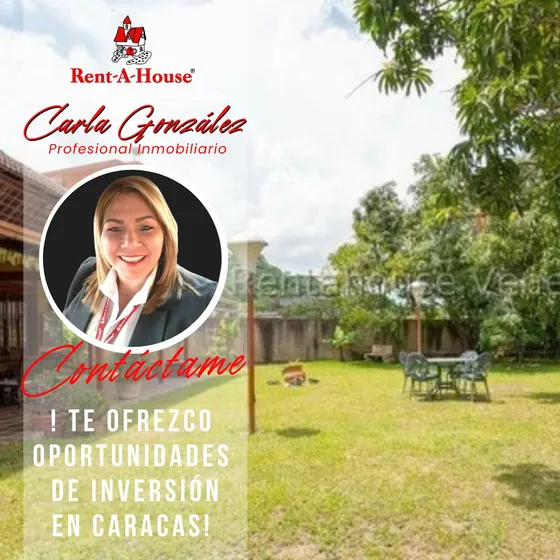 Carla Gonzalez Casa En Venta En La Urbanizacion Colinas Del Tamanaco Mls #24-19337 Sc