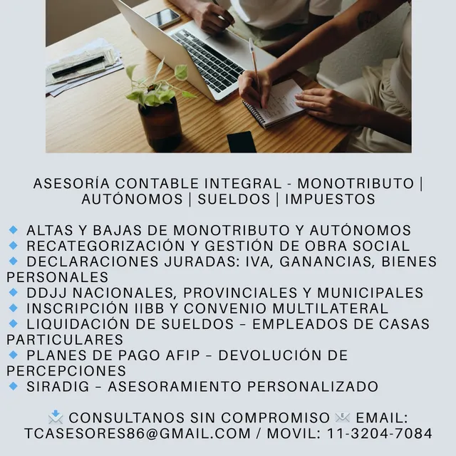Asesoramiento Contable E Impositivo