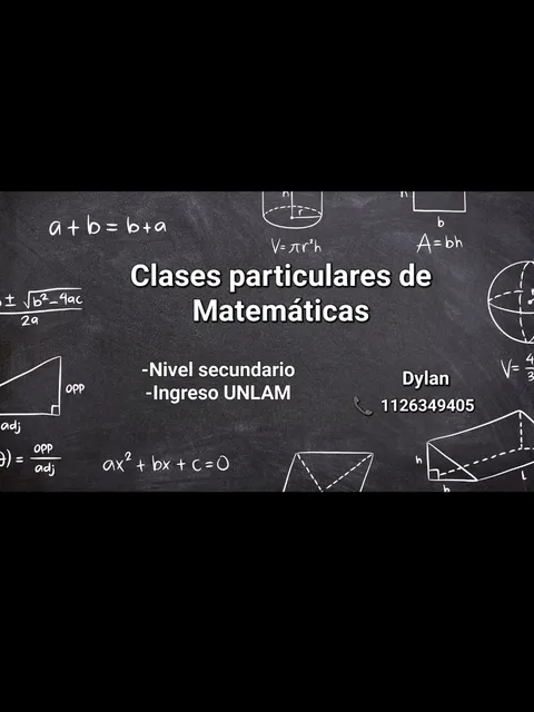 Clases Particulares - Matematicas
