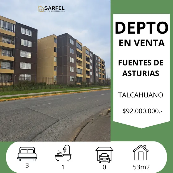 Venta De Departamento, Sector Jaime Repullo Talcahuano