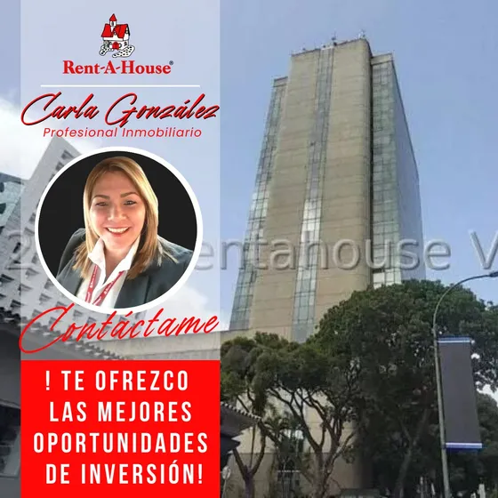 Carla Gonzalez Oficina En Venta En La Urbanizacon La Castellana Mls #24-21177 Oficina En Venta En La Torre Banco Lara