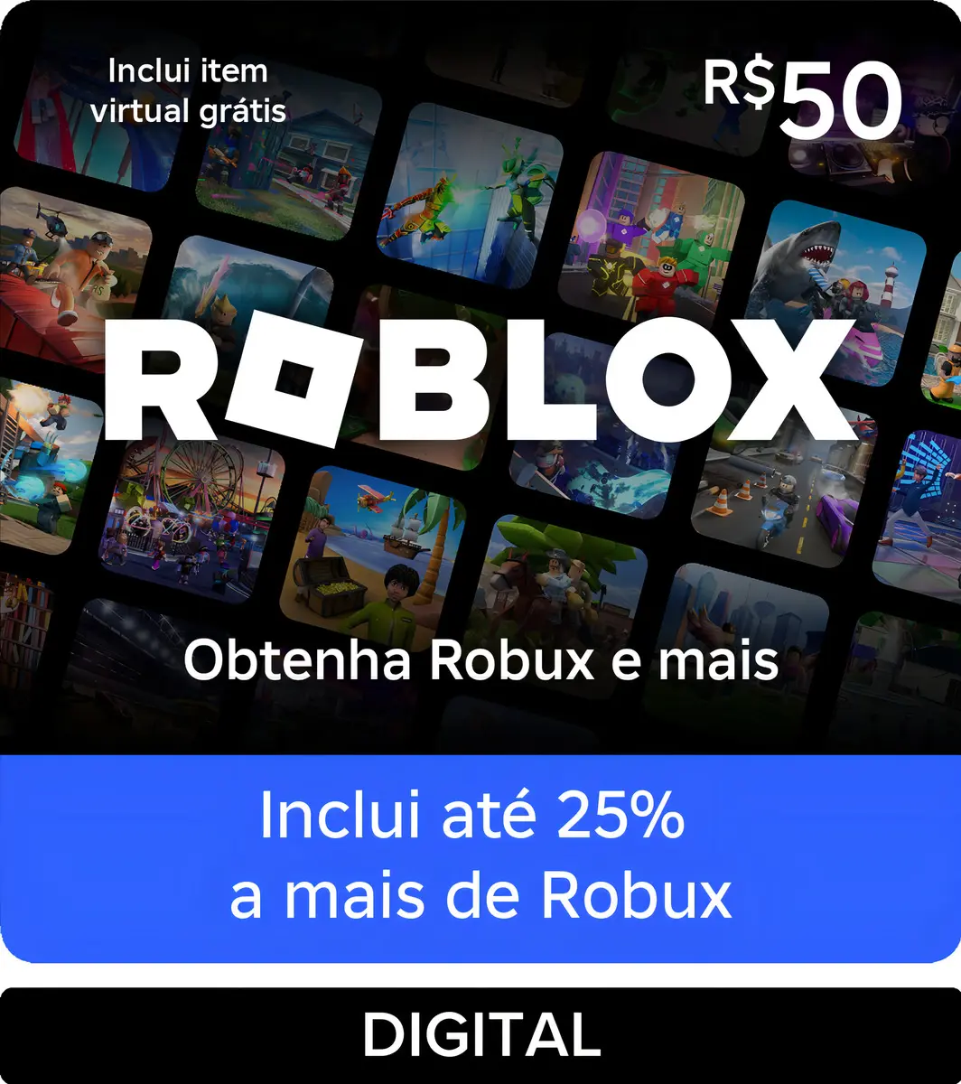 Roblox Gift Card 50R$ Robux