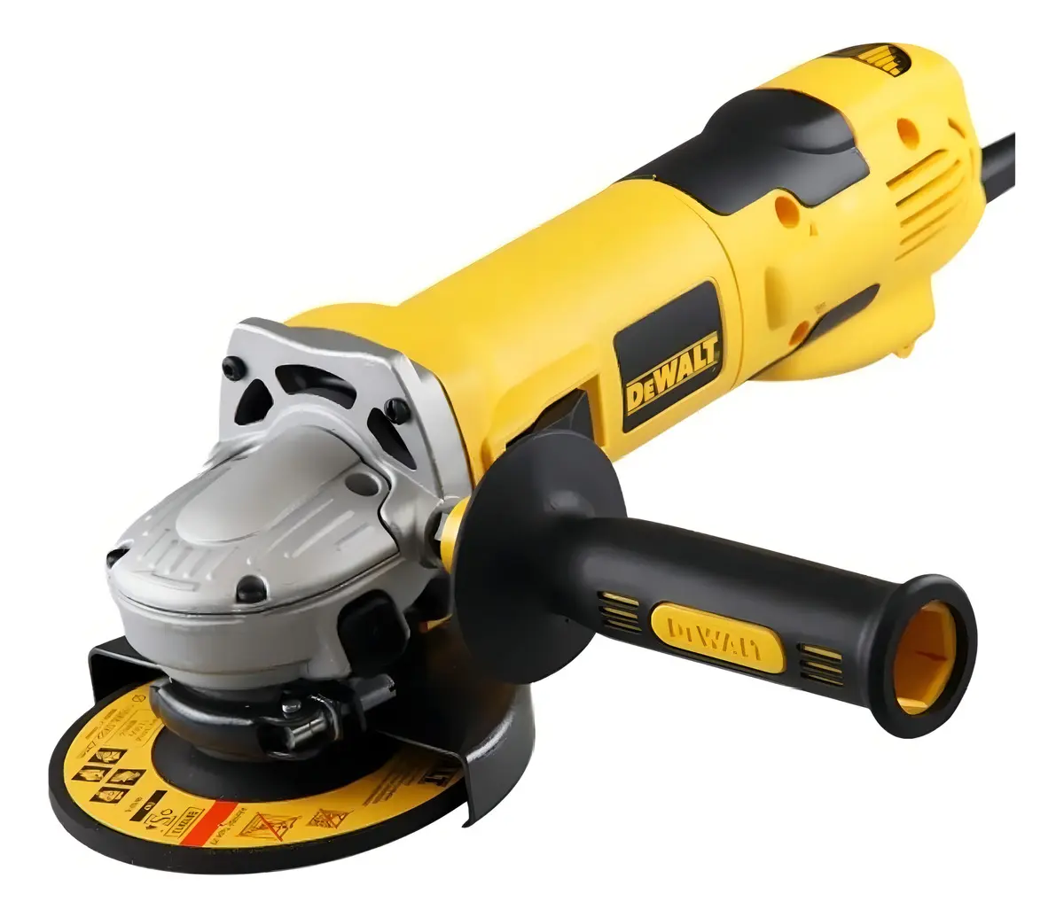 AMOLADORA ANGULAR DEWALT DWE4336-B2 4336 DE 50 HZ COLOR AMARILLO 1.5 KW 220 V + ACCESORIOS - FOTO 4