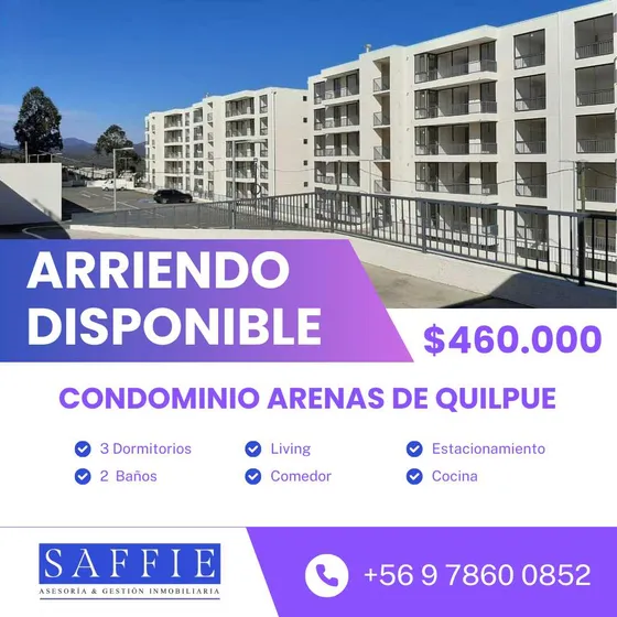 Arenas De Quilpué: Departamento Con Terraza Y (97815)