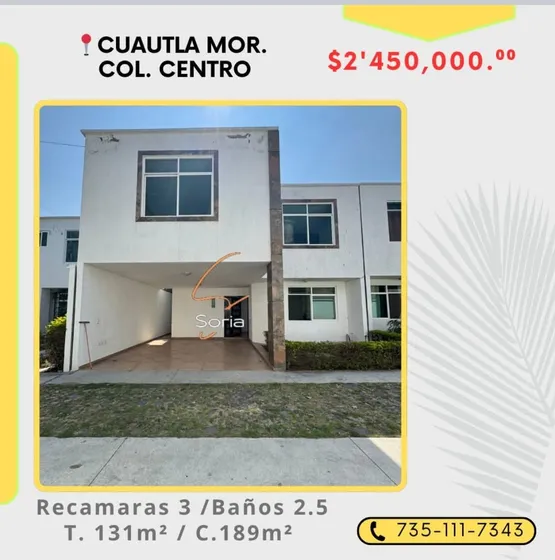 Casa En Cuautla Morelos 