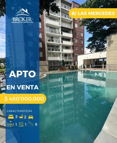 Se Vende Apartamento En Barrio Las Mercedes